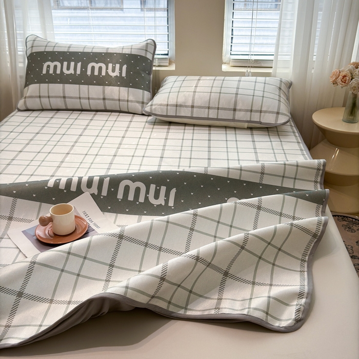 91家纺网 家纺一手货源 找家纺 LIFE.丽芙 2025春夏季新品数码印花冰藤加厚枕头套机包边款（风格二） 玛丽格