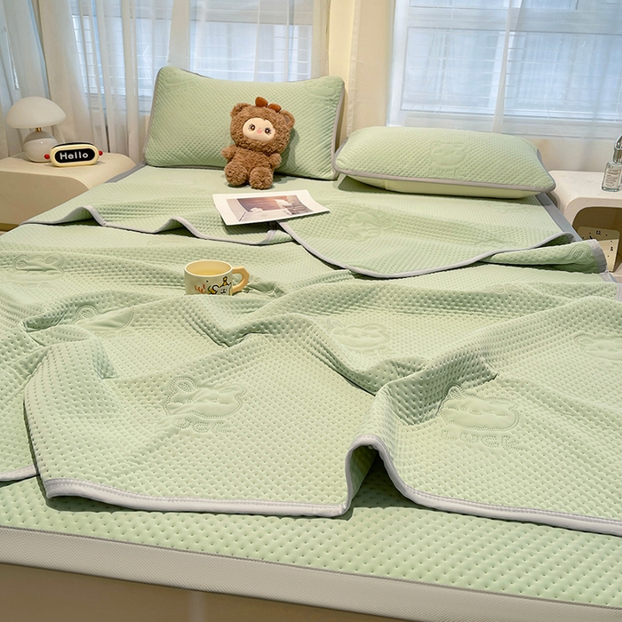 91家纺网 家纺一手货源 找家纺 （总）美梦里 2025春夏新款A类云母凉感夏被夏凉被空调被--幸运多