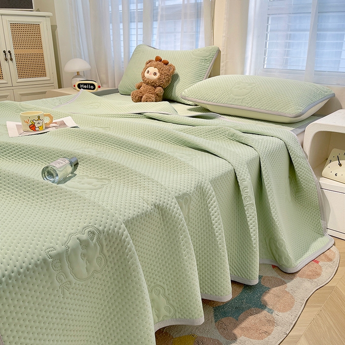 91家纺网 家纺一手货源 找家纺 （总）美梦里 2025春夏新款A类云母凉感夏被夏凉被空调被--幸运多