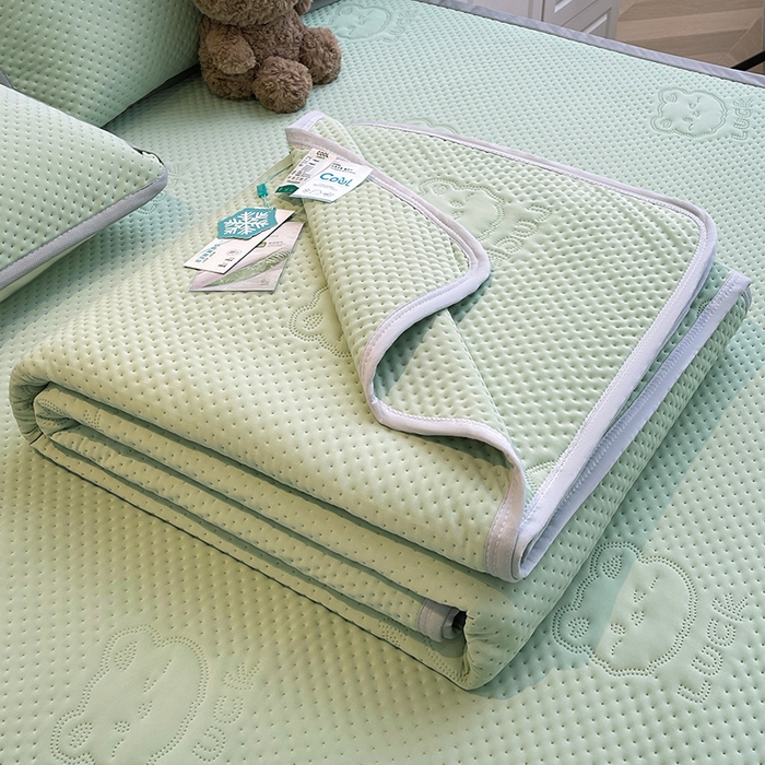 美梦里 2025春夏新款A类云母凉感夏被夏凉被空调被--幸运多 幸运多-绿色