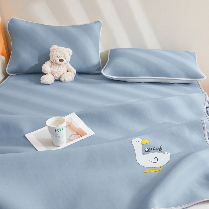 91家纺网 家纺一手货源 找家纺 （总）LIFE.丽芙 2025春夏新款独家研发太空层凉感冰丝枕头套素色包边款