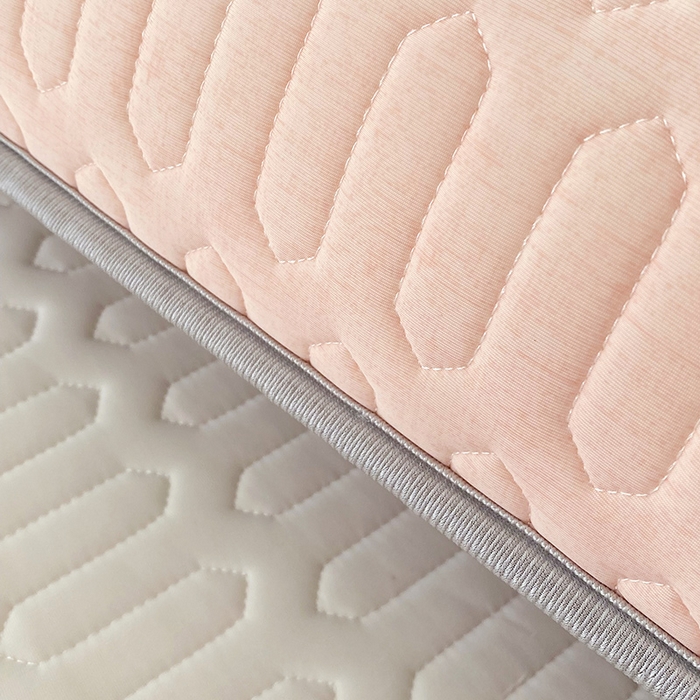 91家纺网 家纺一手货源 找家纺 雨彤家纺 2025年新款A类凉感丝乳胶单人枕套 肌理纹-桔