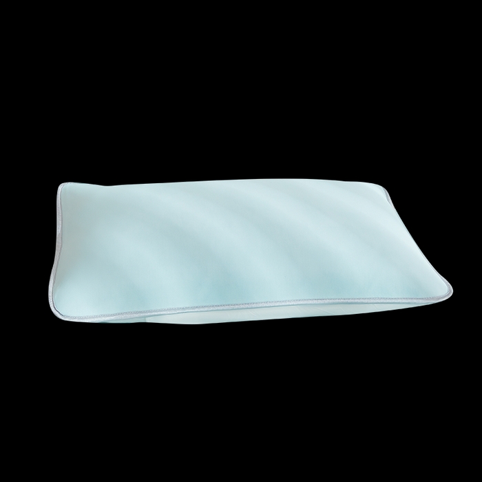 91家纺网 家纺一手货源 找家纺 LIFE.丽芙 2025春夏新款独家研发太空层凉感冰丝枕头套素色包边款 水绿