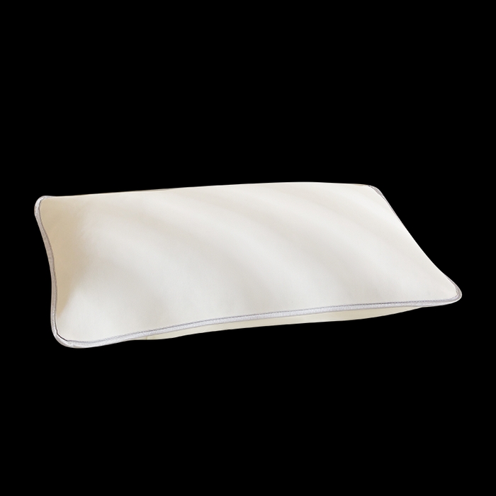 91家纺网 家纺一手货源 找家纺 LIFE.丽芙 2025春夏新款独家研发太空层凉感冰丝枕头套素色包边款 奶昔黄