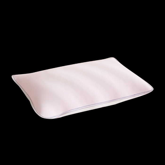 91家纺网 家纺一手货源 找家纺 LIFE.丽芙 2025春夏新款独家研发太空层凉感冰丝枕头套素色包边款 樱花粉