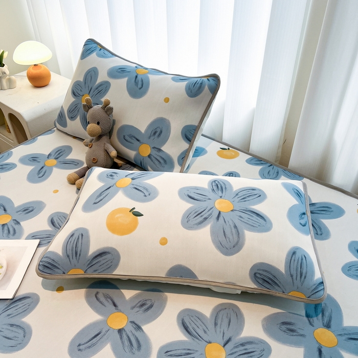 91家纺网 家纺一手货源 找家纺 （总）LIFE.丽芙 2025春夏新款独家研发太空层凉感冰丝枕头套印花包边款