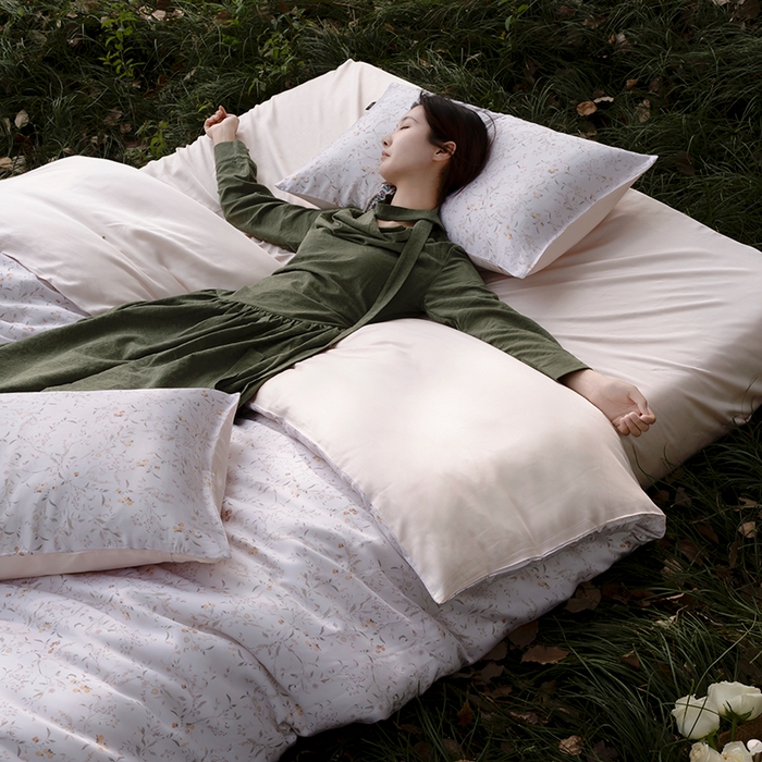 91家纺网 家纺一手货源 找家纺 （总）禾时 2025新款60S兰精天丝数码印花四件套进口莱赛尔床品四件套-慕沙