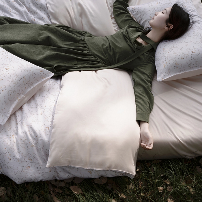 91家纺网 家纺一手货源 找家纺 （总）禾时 2025新款60S兰精天丝数码印花四件套进口莱赛尔床品四件套-慕沙