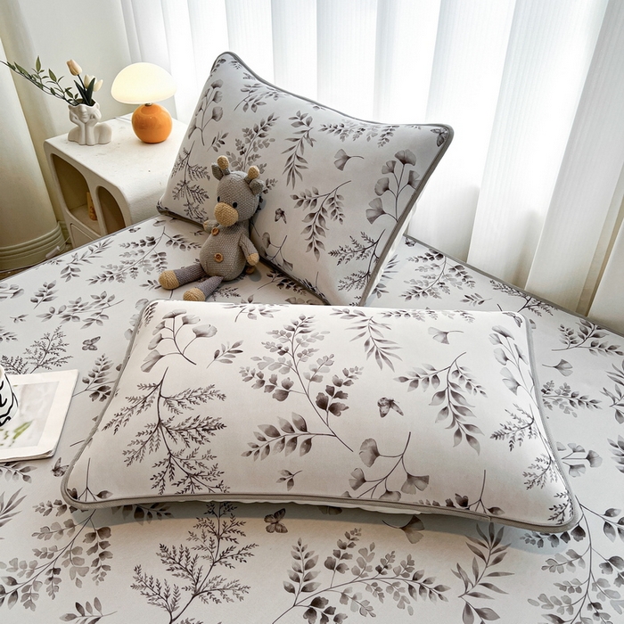 91家纺网 家纺一手货源 找家纺 （总）LIFE.丽芙 2025春夏新款独家研发太空层凉感冰丝枕头套印花包边款