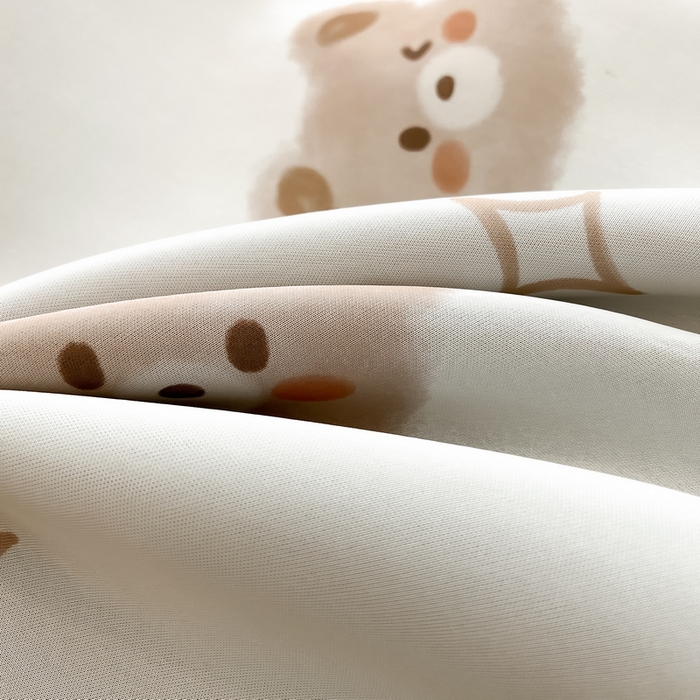 91家纺网 家纺一手货源 找家纺 LIFE.丽芙 2025春夏新款独家研发太空层凉感冰丝枕头套印花包边款 黄油小熊