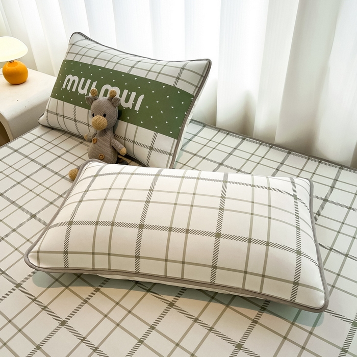 LIFE.丽芙 2025春夏新款独家研发太空层凉感冰丝枕头套印花包边款 玛丽格