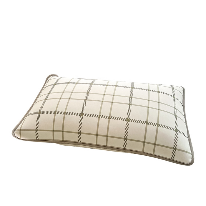 91家纺网 家纺一手货源 找家纺 LIFE.丽芙 2025春夏新款独家研发太空层凉感冰丝枕头套印花包边款 玛丽格