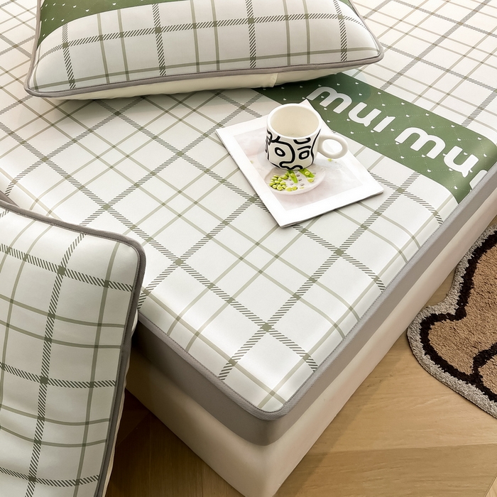 91家纺网 家纺一手货源 找家纺 LIFE.丽芙 2025春夏新款独家研发太空层凉感冰丝枕头套印花包边款 玛丽格