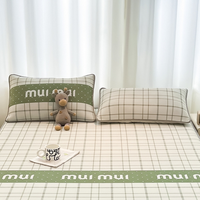 91家纺网 家纺一手货源 找家纺 LIFE.丽芙 2025春夏新款独家研发太空层凉感冰丝枕头套印花包边款 玛丽格