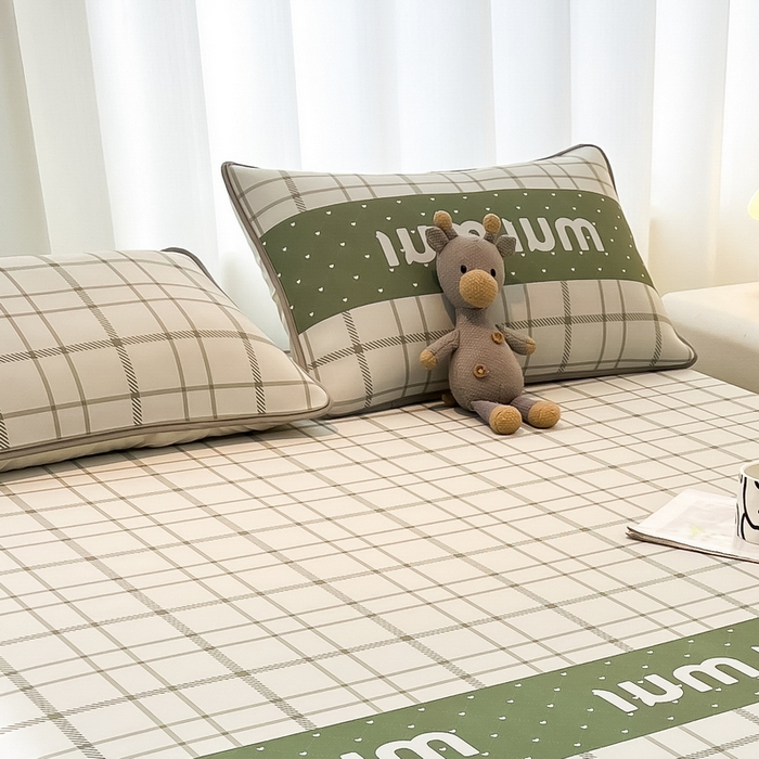 91家纺网 家纺一手货源 找家纺 LIFE.丽芙 2025春夏新款独家研发太空层凉感冰丝枕头套印花包边款 玛丽格