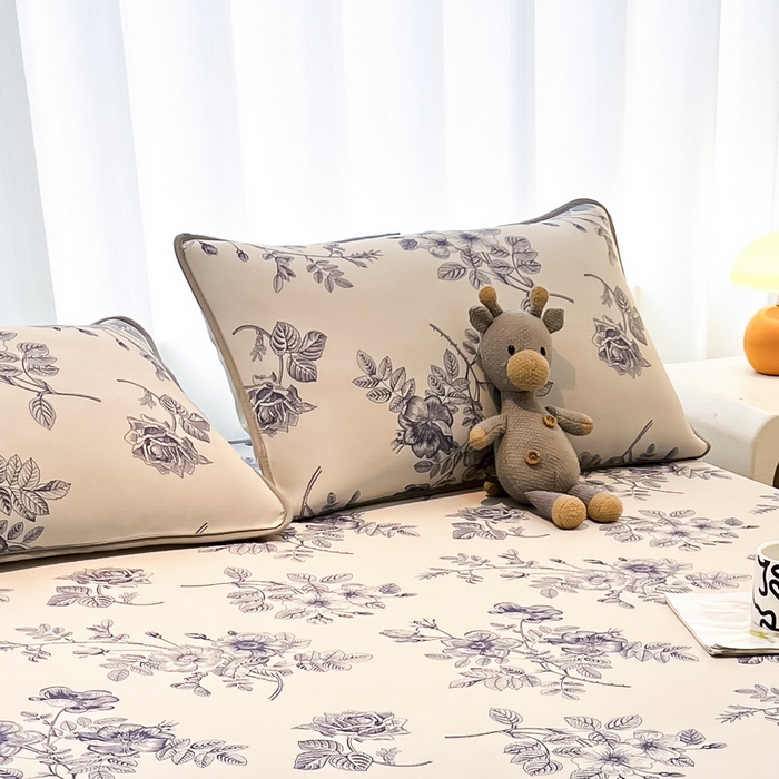 91家纺网 家纺一手货源 找家纺 LIFE.丽芙 2025春夏新款独家研发太空层凉感冰丝枕头套印花包边款 赫本