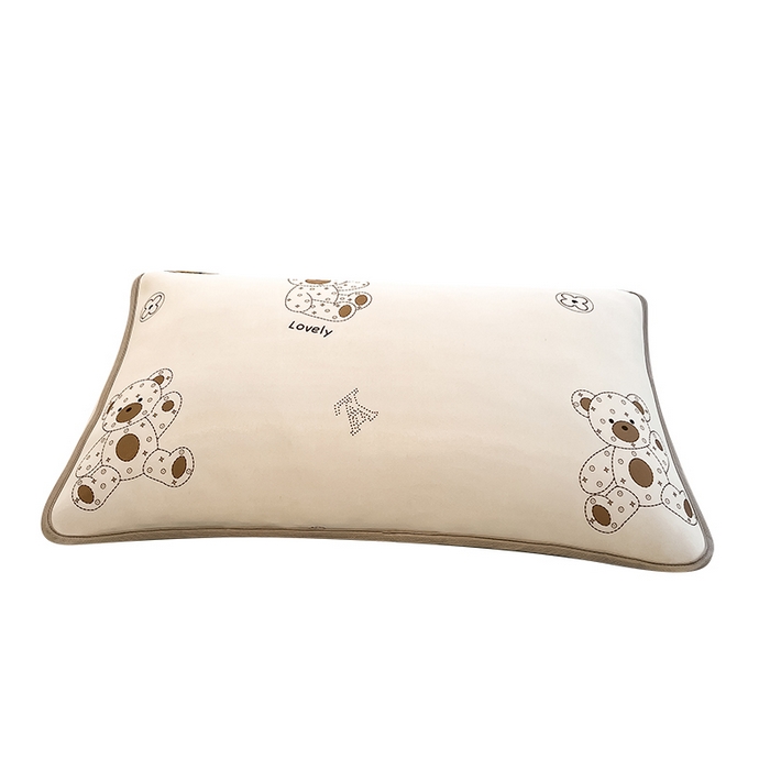 91家纺网 家纺一手货源 找家纺 LIFE.丽芙 2025春夏新款独家研发太空层凉感冰丝枕头套印花包边款 可可熊