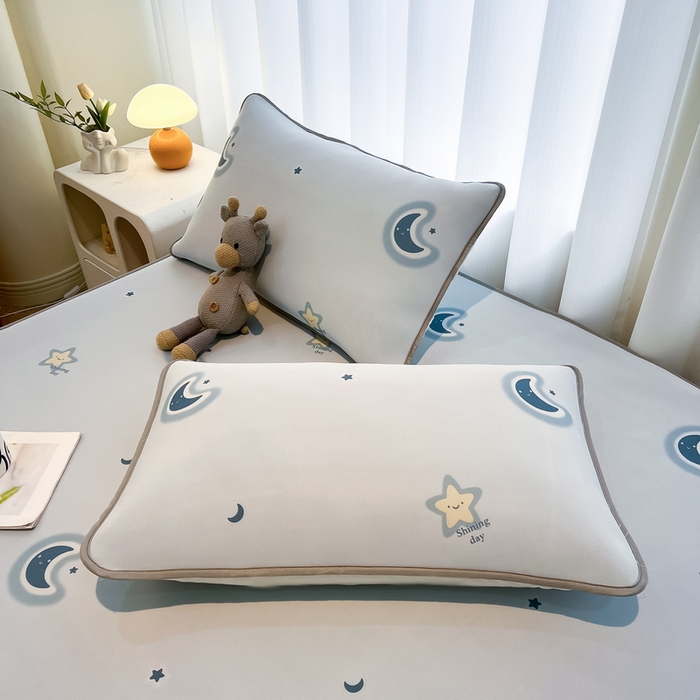 LIFE.丽芙 2025春夏新款独家研发太空层凉感冰丝枕头套印花包边款 星辰