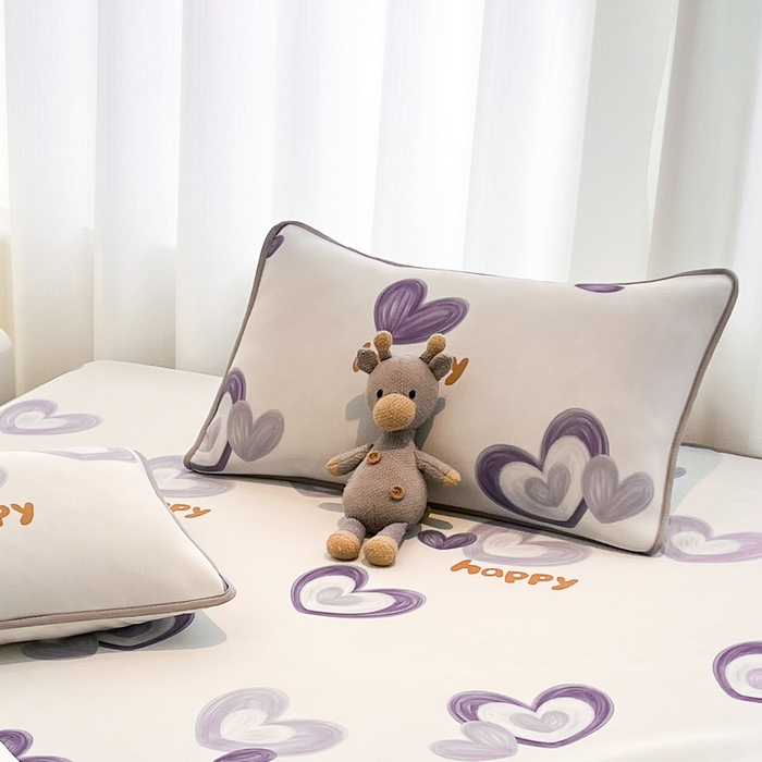 91家纺网 家纺一手货源 找家纺 LIFE.丽芙 2025春夏新款独家研发太空层凉感冰丝枕头套印花包边款 邂逅