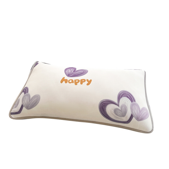 91家纺网 家纺一手货源 找家纺 LIFE.丽芙 2025春夏新款独家研发太空层凉感冰丝枕头套印花包边款 邂逅