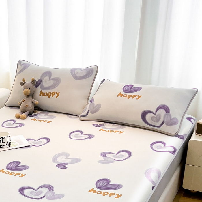 91家纺网 家纺一手货源 找家纺 LIFE.丽芙 2025春夏新款独家研发太空层凉感冰丝枕头套印花包边款 邂逅