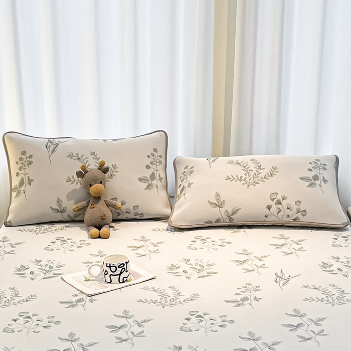 91家纺网 家纺一手货源 找家纺 LIFE.丽芙 2025春夏新款独家研发太空层凉感冰丝枕头套印花包边款 安禾