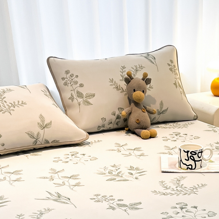 91家纺网 家纺一手货源 找家纺 LIFE.丽芙 2025春夏新款独家研发太空层凉感冰丝枕头套印花包边款 安禾