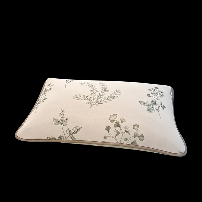 91家纺网 家纺一手货源 找家纺 LIFE.丽芙 2025春夏新款独家研发太空层凉感冰丝枕头套印花包边款 安禾