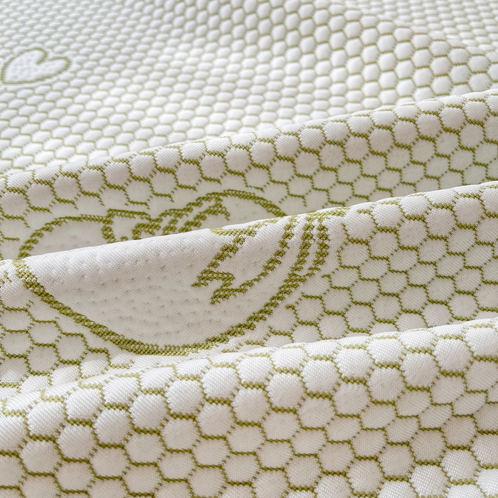 91家纺网 家纺一手货源 找家纺 LIFE.丽芙 2025春夏季新品A类针织提花冰凉豆豆凉感软席床笠三件套加厚冰丝凉席床罩单件（450克）-风格一 卡皮巴拉-绿