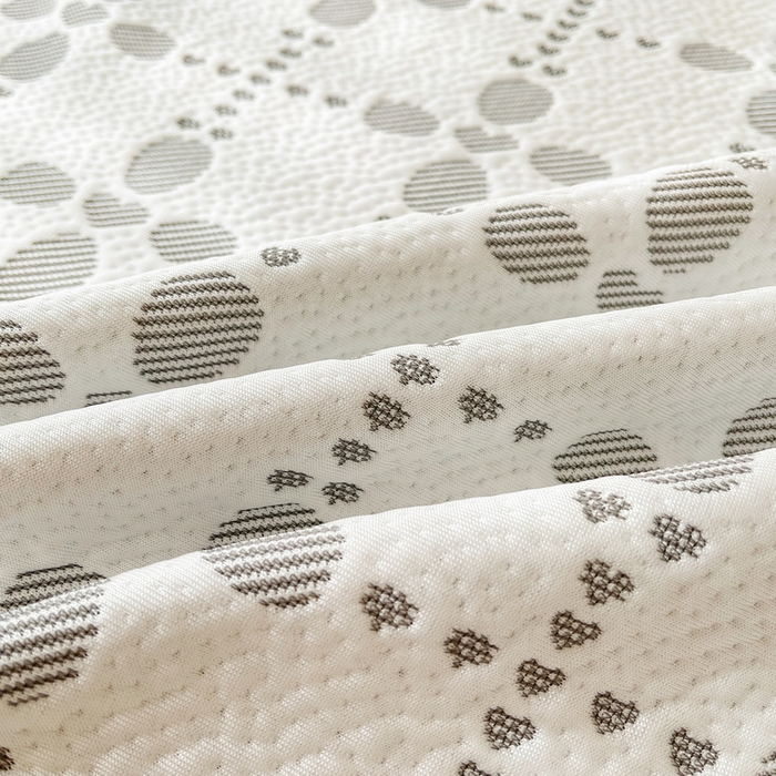 91家纺网 家纺一手货源 找家纺 LIFE.丽芙 2025春夏季新品A类针织提花冰凉豆豆凉感软席床笠三件套加厚冰丝凉席床罩单件（450克）-风格一 维塔-灰