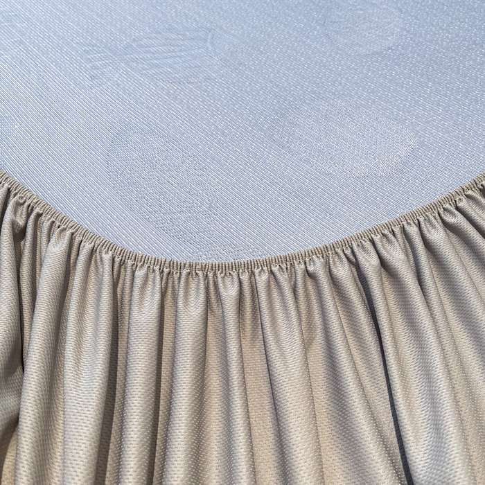 91家纺网 家纺一手货源 找家纺 （总）LIFE.丽芙 2025春夏季新品A类针织提花冰凉豆豆凉感软席床笠三件套加厚冰丝凉席床罩单件（450克）-风格二