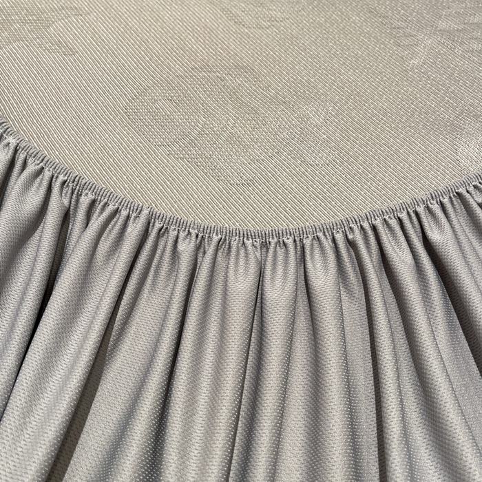 91家纺网 家纺一手货源 找家纺 LIFE.丽芙 2025春夏季新品A类针织提花冰凉豆豆凉感软席床笠三件套加厚冰丝凉席床罩单件（450克）-风格二 海底世界-灰