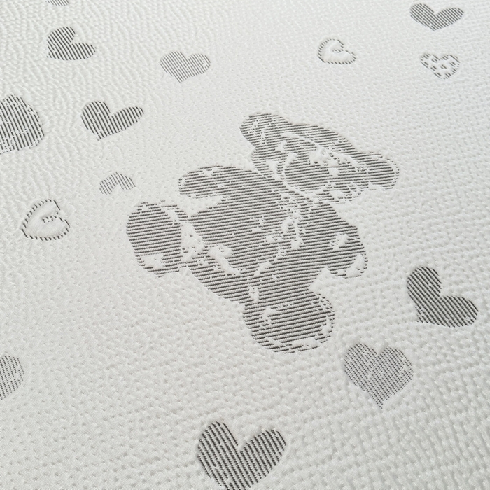 91家纺网 家纺一手货源 找家纺 LIFE.丽芙 2025春夏季新品A类针织提花冰凉豆豆凉感软席床笠三件套加厚冰丝凉席床罩单件（450克）-风格二 熊世界-灰