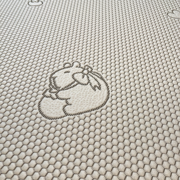 91家纺网 家纺一手货源 找家纺 LIFE.丽芙 2025春夏季新品A类针织提花冰凉豆豆凉感软席床笠三件套加厚冰丝凉席床罩单件（450克）-风格二 卡皮巴拉-灰