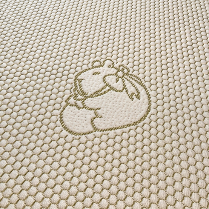 91家纺网 家纺一手货源 找家纺 LIFE.丽芙 2025春夏季新品A类针织提花冰凉豆豆凉感软席床笠三件套加厚冰丝凉席床罩单件（450克）-风格二 卡皮巴拉-绿