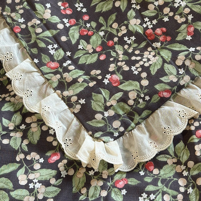 91家纺网 家纺一手货源 找家纺 绫韵家纺 2025新品夏季韩式浪漫小花边空调被夏被薄被子套件系列 长相思