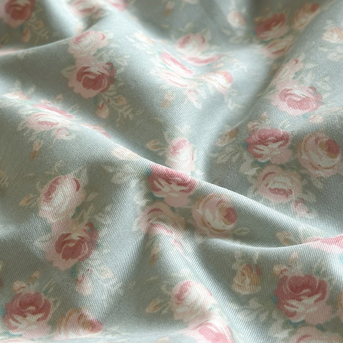 91家纺网 家纺一手货源 找家纺 绫韵家纺 2025新品夏季韩式浪漫小花边空调被夏被薄被子套件系列 黛蕊幽梦