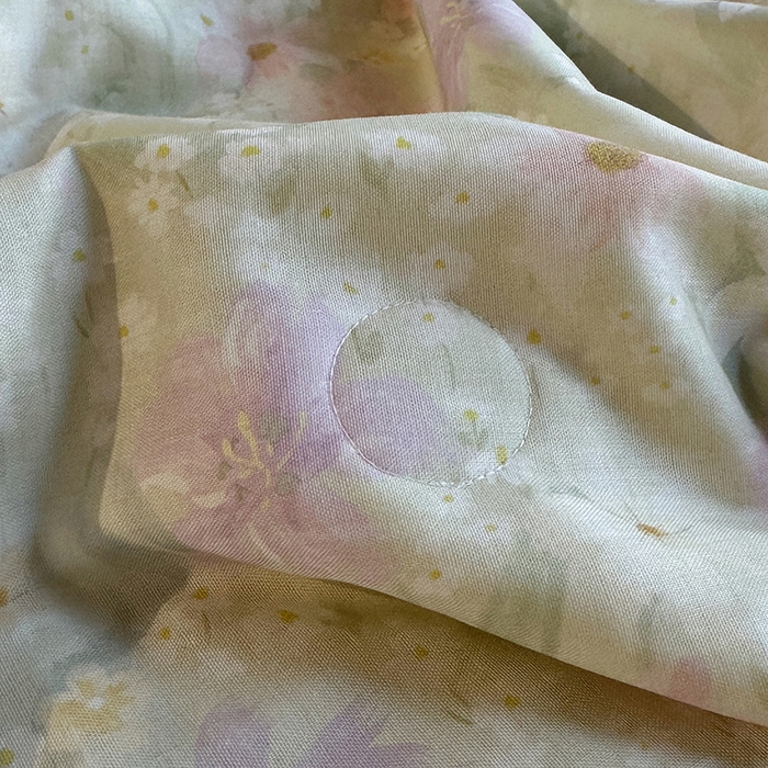 91家纺网 家纺一手货源 找家纺 绫韵家纺 2025夏季新品A类全棉纯棉双层纱法式大花边夏被空调被四件套 仲夏之夜