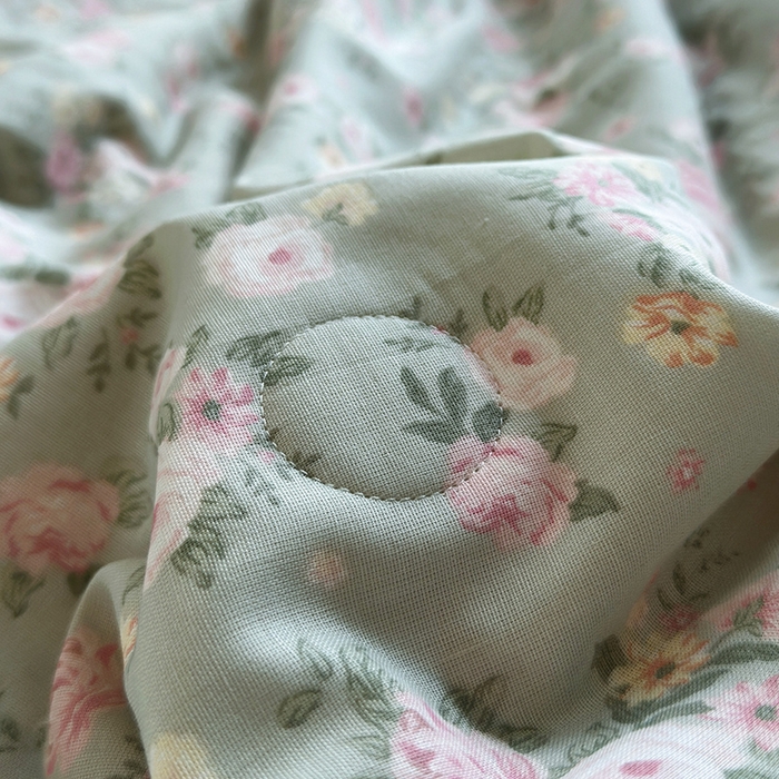 91家纺网 家纺一手货源 找家纺 绫韵家纺 2025夏季新品A类全棉纯棉双层纱法式大花边夏被空调被四件套 诗野集-绿