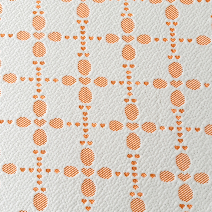 91家纺网 家纺一手货源 找家纺 LIFE.丽芙 2025春夏季新品A类针织提花冰凉豆豆凉感软席子平铺绑带款冰丝凉席三件套（450克）-风格一 维塔-橘