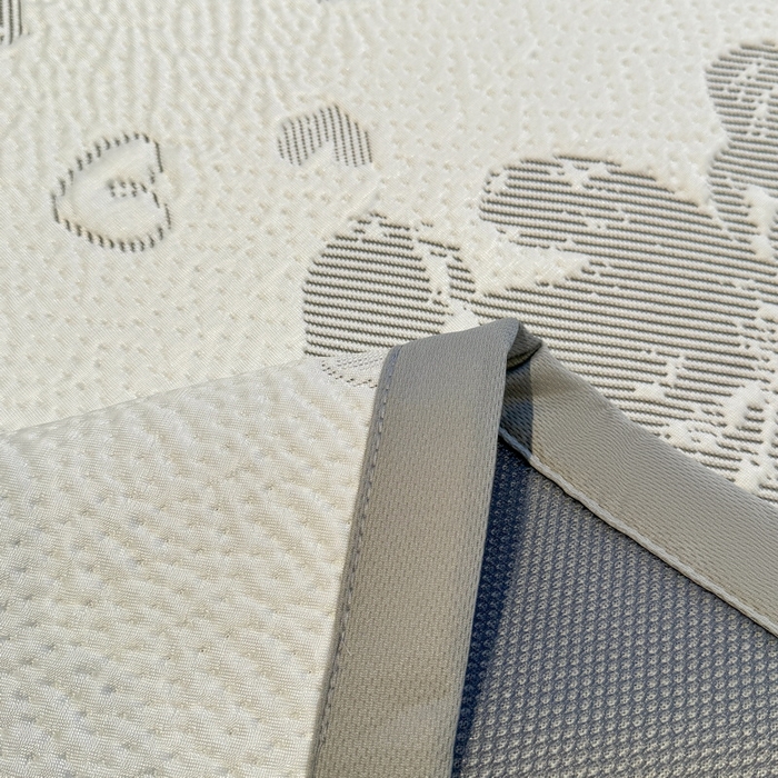 91家纺网 家纺一手货源 找家纺 （总）LIFE.丽芙 2025春夏季新品A类针织提花冰凉豆豆凉感软席子平铺绑带款冰丝凉席三件套（450克）-风格二