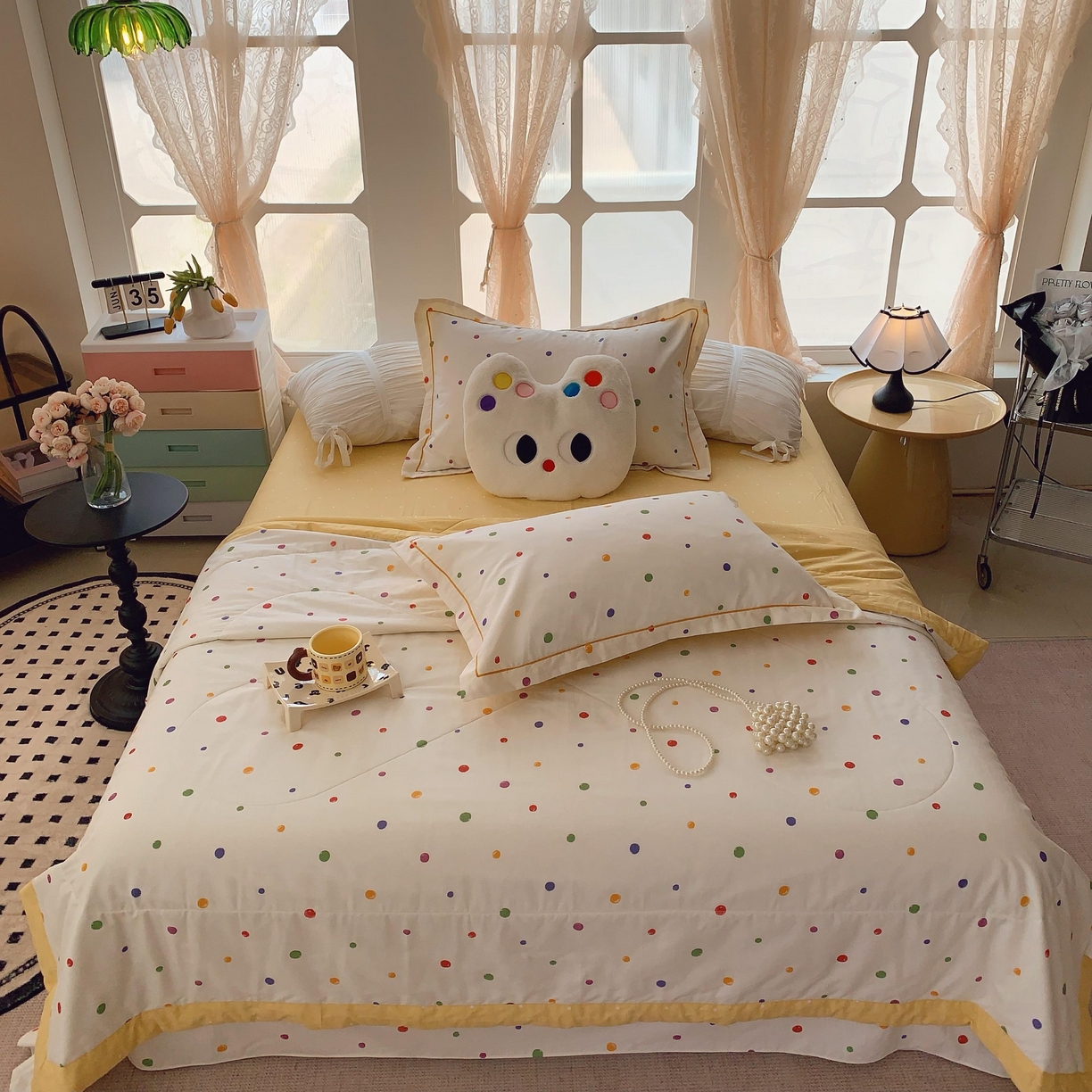 91家纺网 家纺一手货源 找家纺 （总）莱豫家纺 2025春夏新款纯棉全棉夏被夏凉被四件套