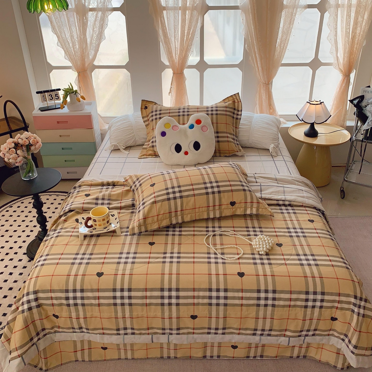 91家纺网 家纺一手货源 找家纺 （总）莱豫家纺 2025春夏新款纯棉全棉夏被夏凉被四件套