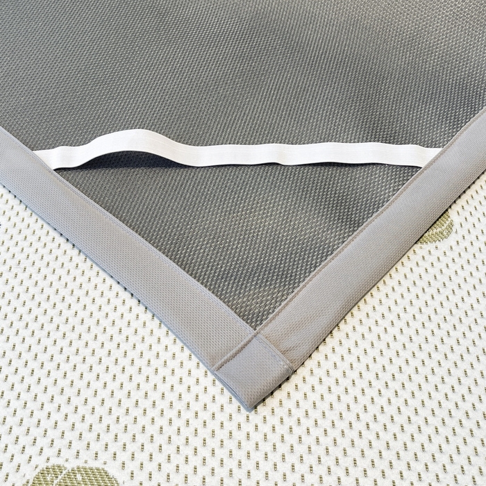 91家纺网 家纺一手货源 找家纺 LIFE.丽芙 2025春夏季新品A类针织提花冰凉豆豆凉感软席子平铺绑带款冰丝凉席三件套（450克）-风格二 南瓜-绿