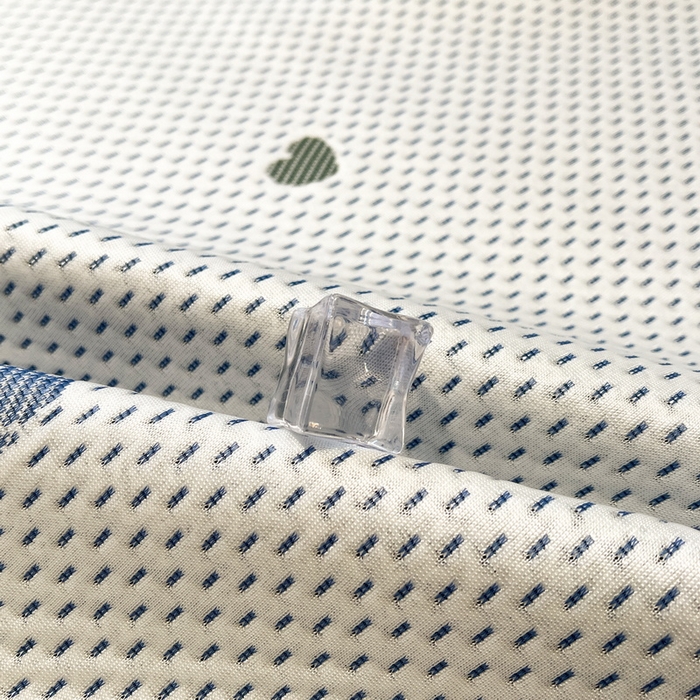 91家纺网 家纺一手货源 找家纺 LIFE.丽芙 2025春夏季新品A类针织提花冰凉豆豆凉感软席子平铺绑带款冰丝凉席三件套（450克）-风格二 南瓜-海蓝