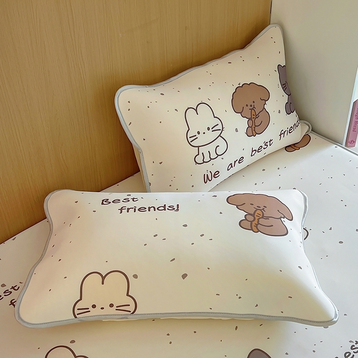 91家纺网 家纺一手货源 找家纺 葡萄家 2025年A类数码印花冰淇淋凉感冰丝凉席夏被夏凉被空调被 动物乐园