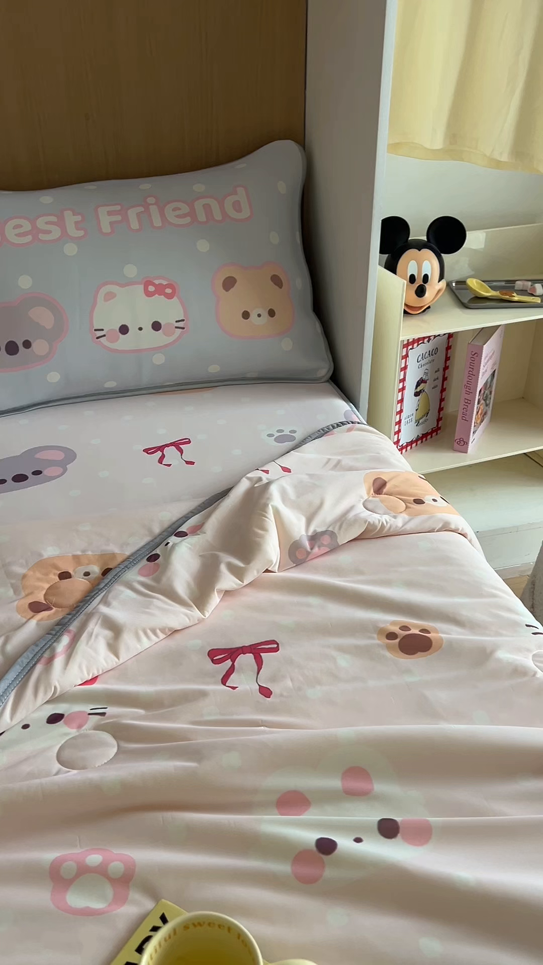 91家纺网 家纺一手货源 找家纺 葡萄家 2025年A类数码印花冰淇淋凉感冰丝凉席夏被夏凉被空调被 可爱小动物