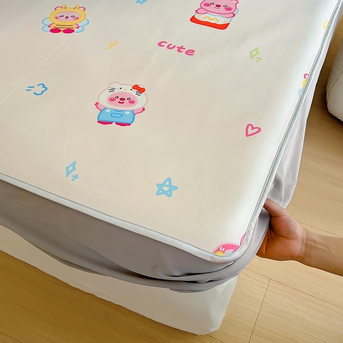 91家纺网 家纺一手货源 找家纺 葡萄家 2025年A类数码印花冰淇淋凉感冰丝凉席夏被夏凉被空调被 露比