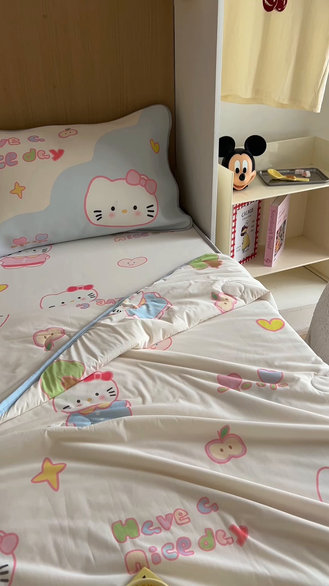 91家纺网 家纺一手货源 找家纺 葡萄家 2025年A类数码印花冰淇淋凉感冰丝凉席夏被夏凉被空调被 星心猫