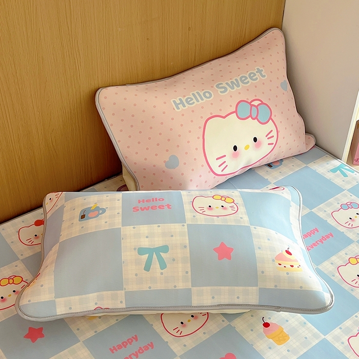 91家纺网 家纺一手货源 找家纺 葡萄家 2025年A类数码印花冰淇淋凉感冰丝凉席夏被夏凉被空调被 休闲时光